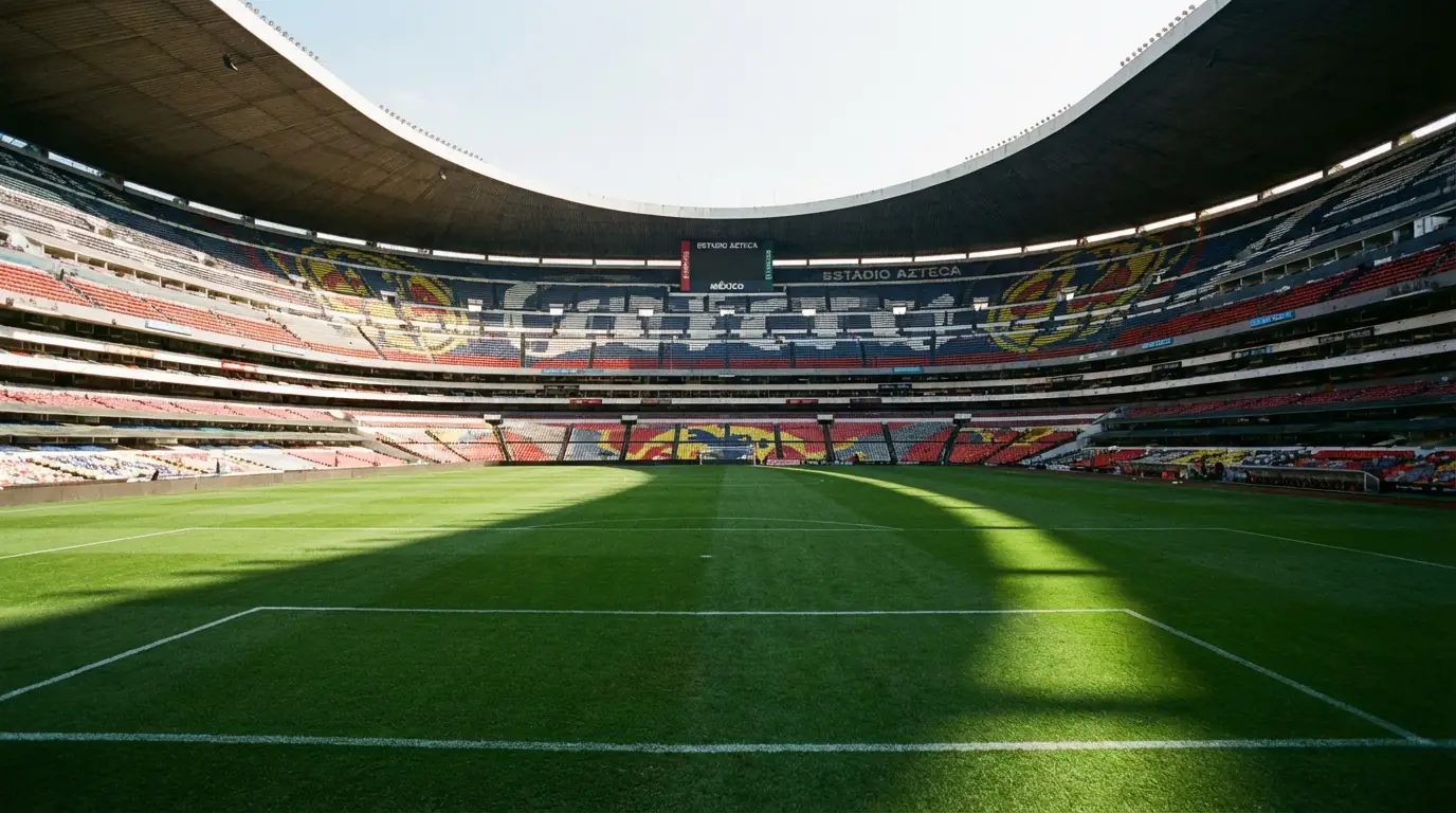 Estadio Azteca in Mexiko-Stadt — Austragungsort des WM-Eröffnungsspiels 2026