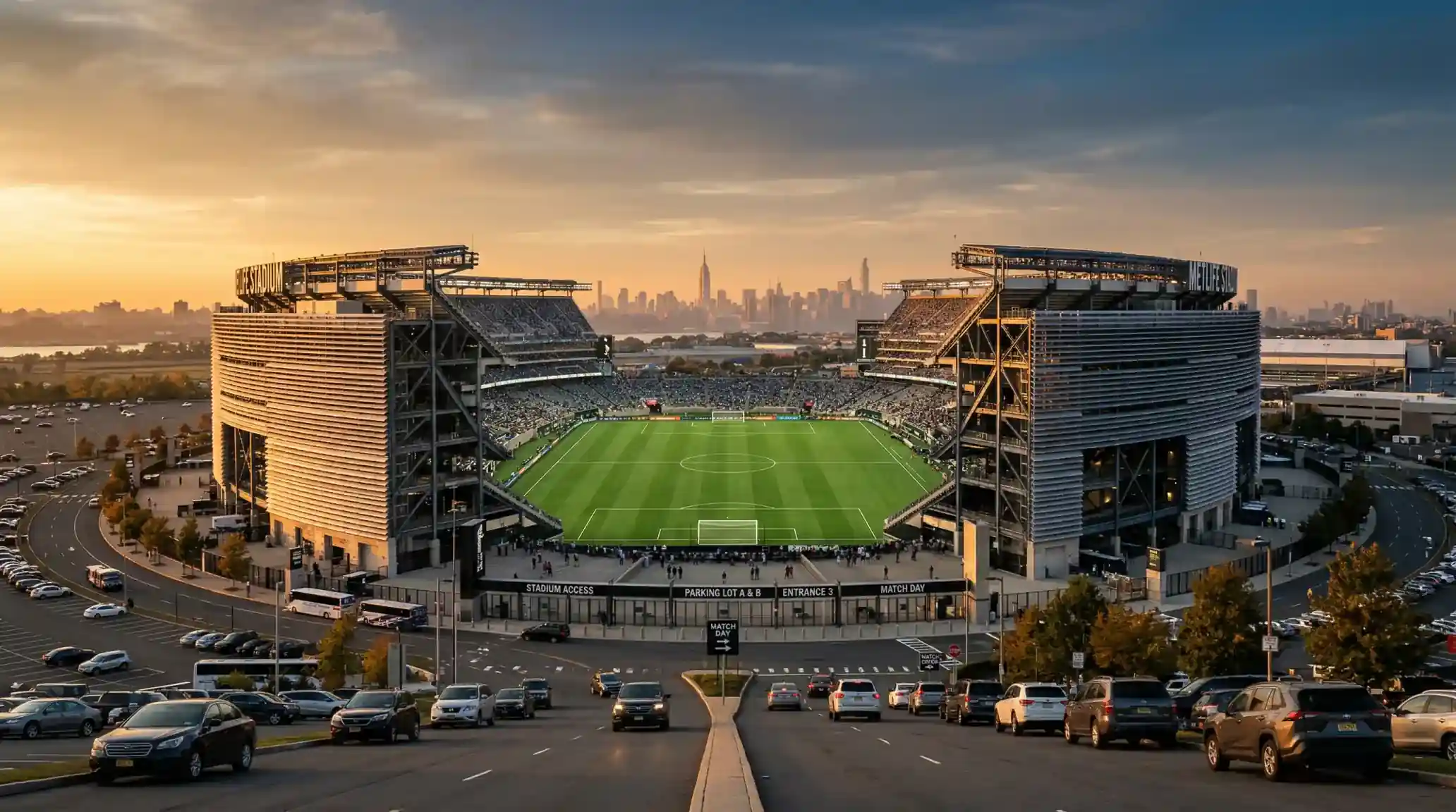 MetLife Stadium in East Rutherford, New Jersey — Austragungsort des WM-Finales 2026