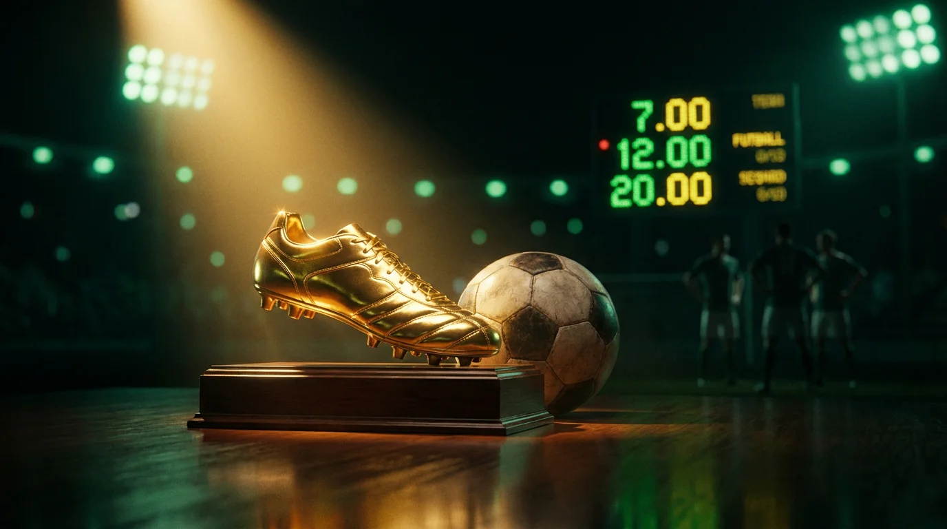 Goldener Schuh der FIFA WM mit Dezimalquoten der Top-Kandidaten für den Torschützenkönig 2026